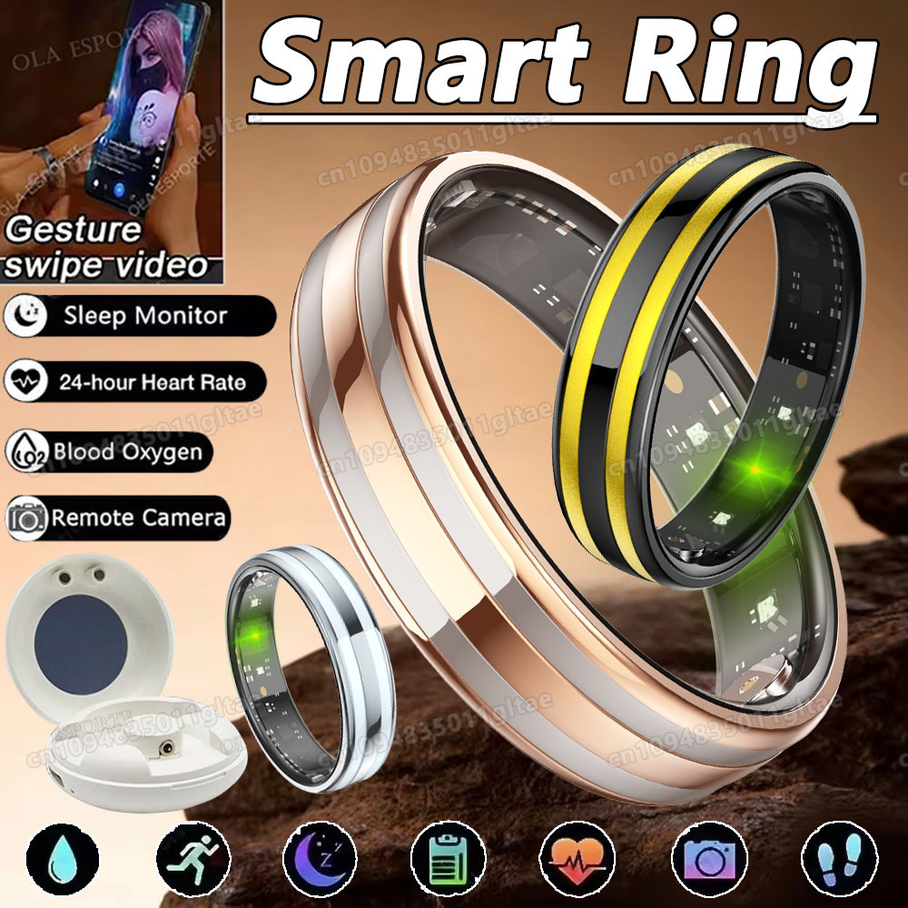 Smart Ring Health Tracker Heart Rate Sleep - Gesture Sensing Smart Ring Health Monitor
