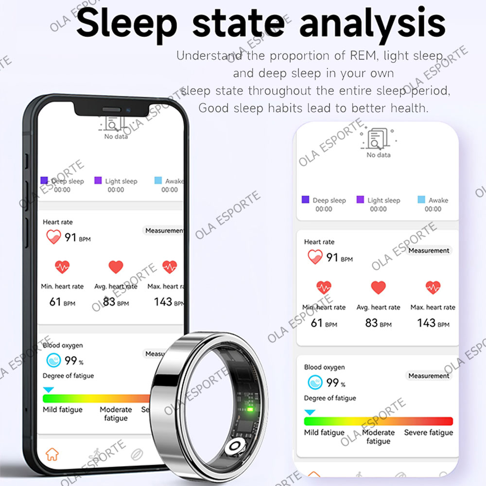 2026 New Smart Ring Heart Rate - Smart Ring Health Tracker Heart Rate Sleep recension och pris