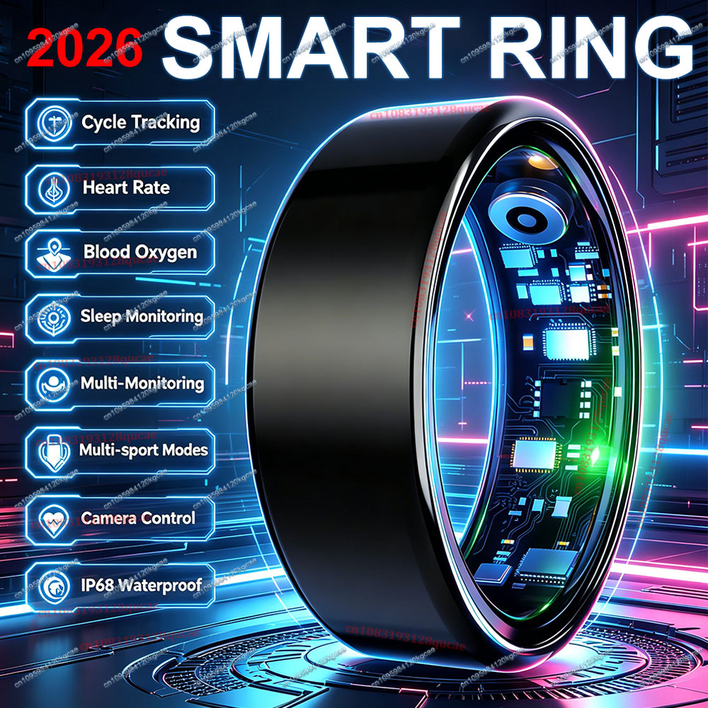 New Smart Ring Heart Rate Bloo - Smart Ring Health Tracker Heart Rate Sleep recension och pris