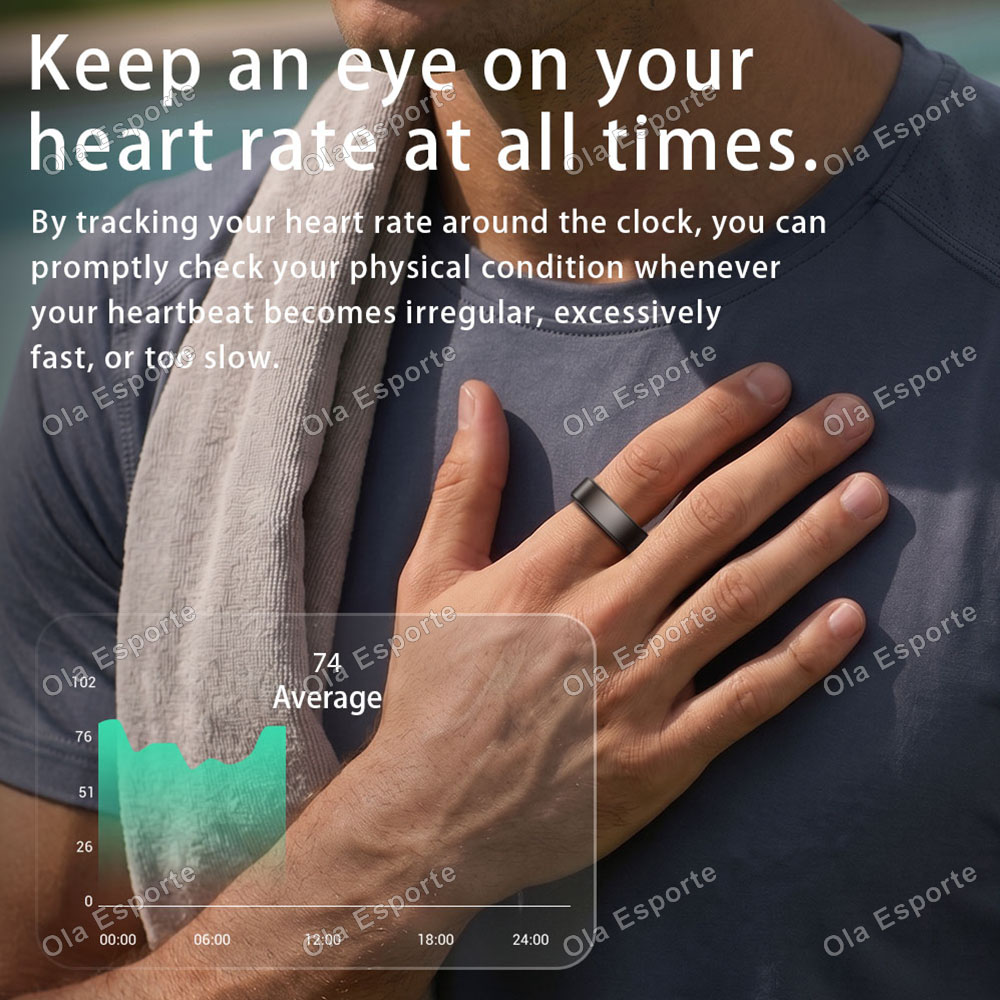 Smart Ring For Men Women Heart - Smart Ring Step Calorie Fitness Monitor recension och pris
