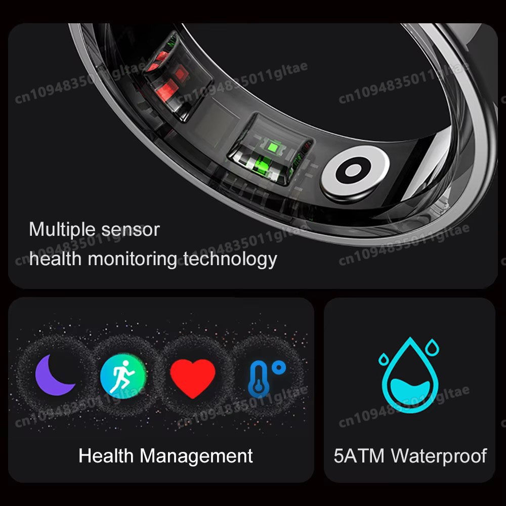 R10 Smart Ring With Charging C - Smart Ring Health Tracker Heart Rate Sleep recension och pris