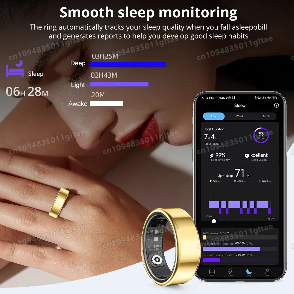 R10 Smart Ring With Charging C - Smart Ring Health Tracker Heart Rate Sleep recension och pris