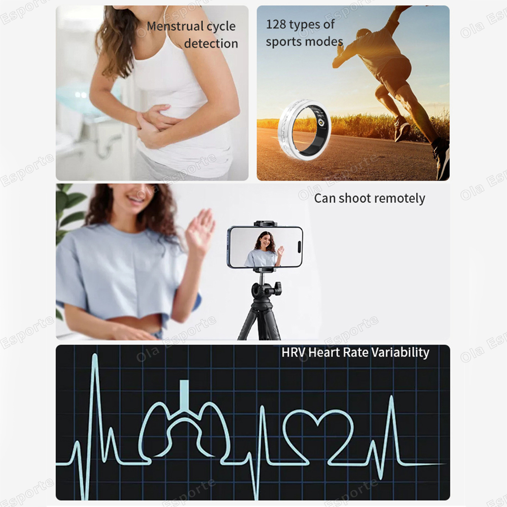 2026 New Smart Ring Lady Heart - Smart Ring Health Tracker Heart Rate Sleep recension och pris