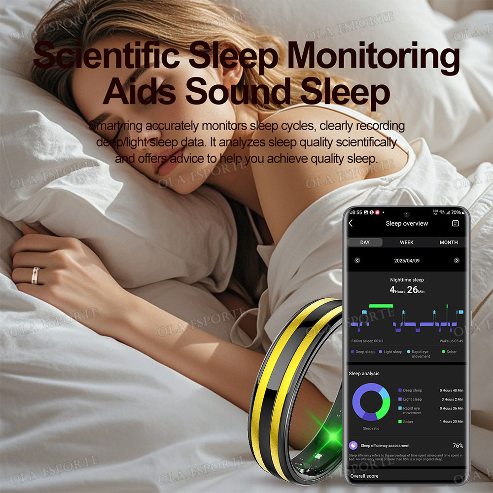 Gesture Sensing Smart Ring Out - Smart Ring Health Tracker Heart Rate Sleep recension och pris