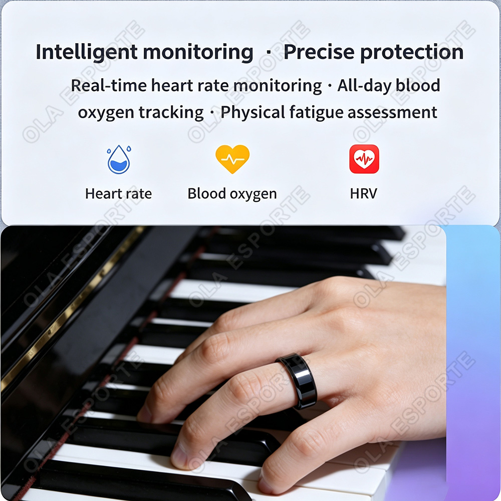 2026 New Ceramic Smart Ring Sl - Smart Ring Step Calorie Fitness Monitor recension och pris