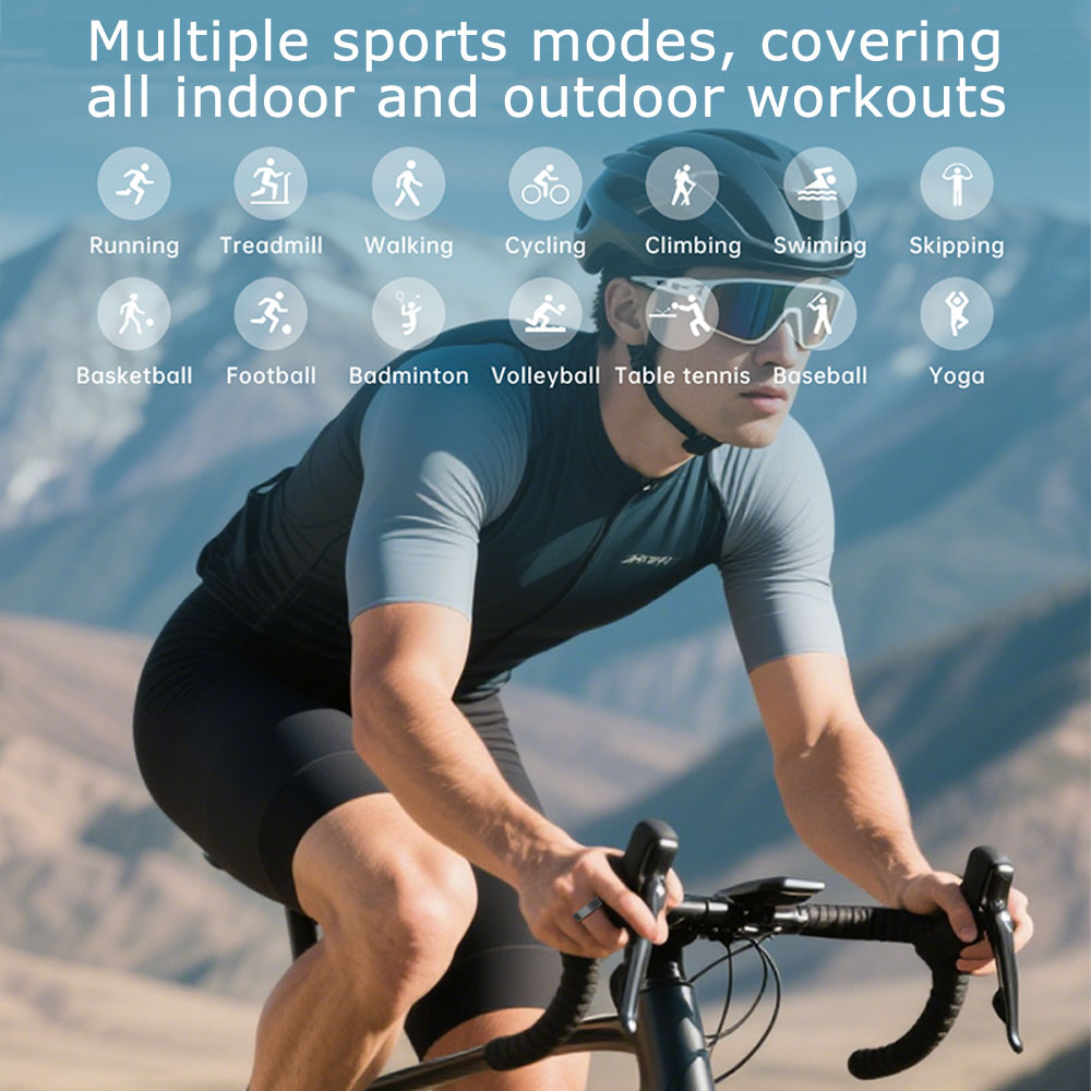 Upgraded Vibration Reminder Sm - Smart Ring Health Tracker Heart Rate Sleep recension och pris