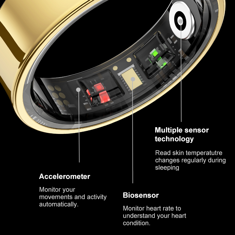 Smart Ring Men Women With Char - Smart Ring Health Tracker Heart Rate Sleep recension och pris