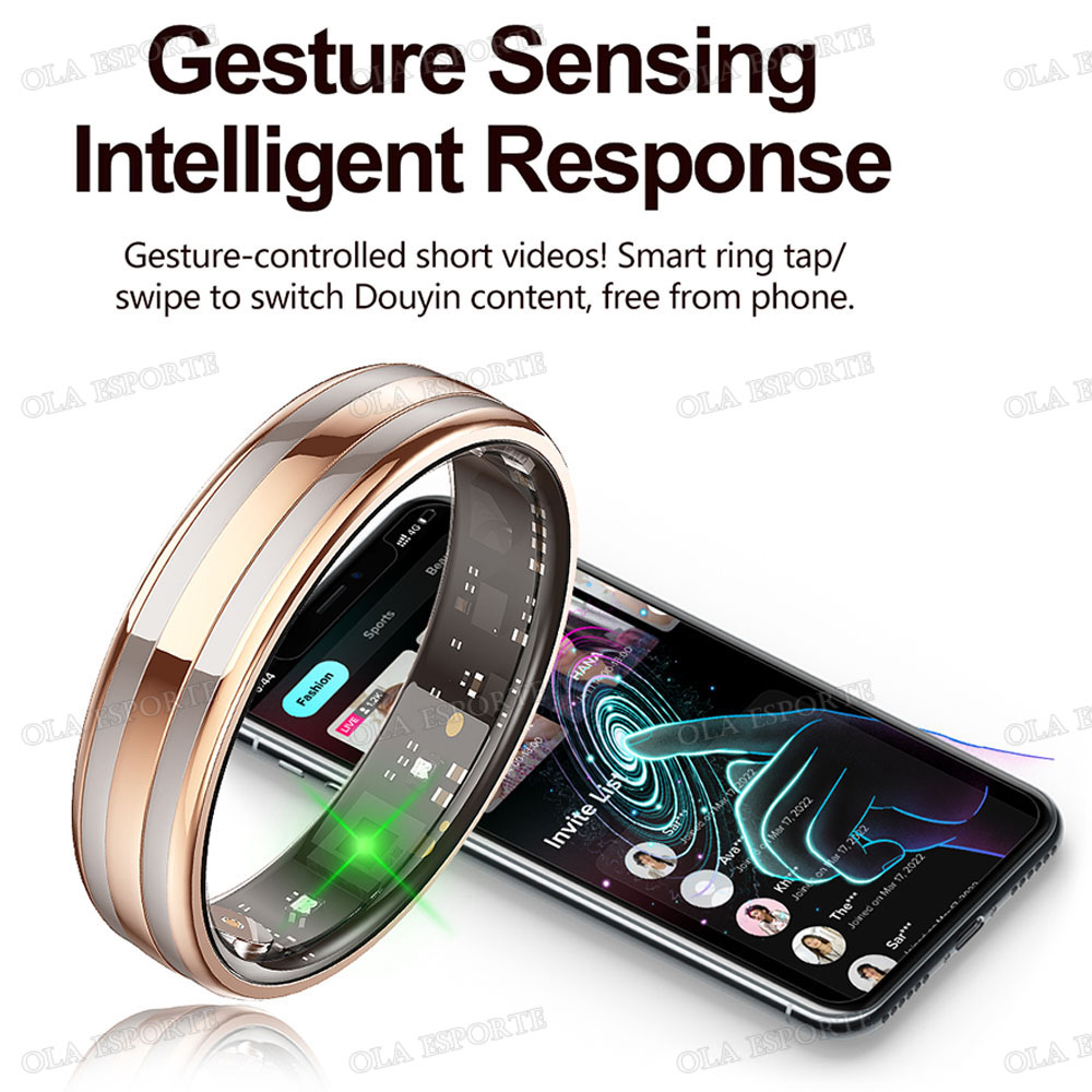 Gesture Sensing Smart Ring Hea - Smart Ring Health Tracker Heart Rate Sleep recension och pris