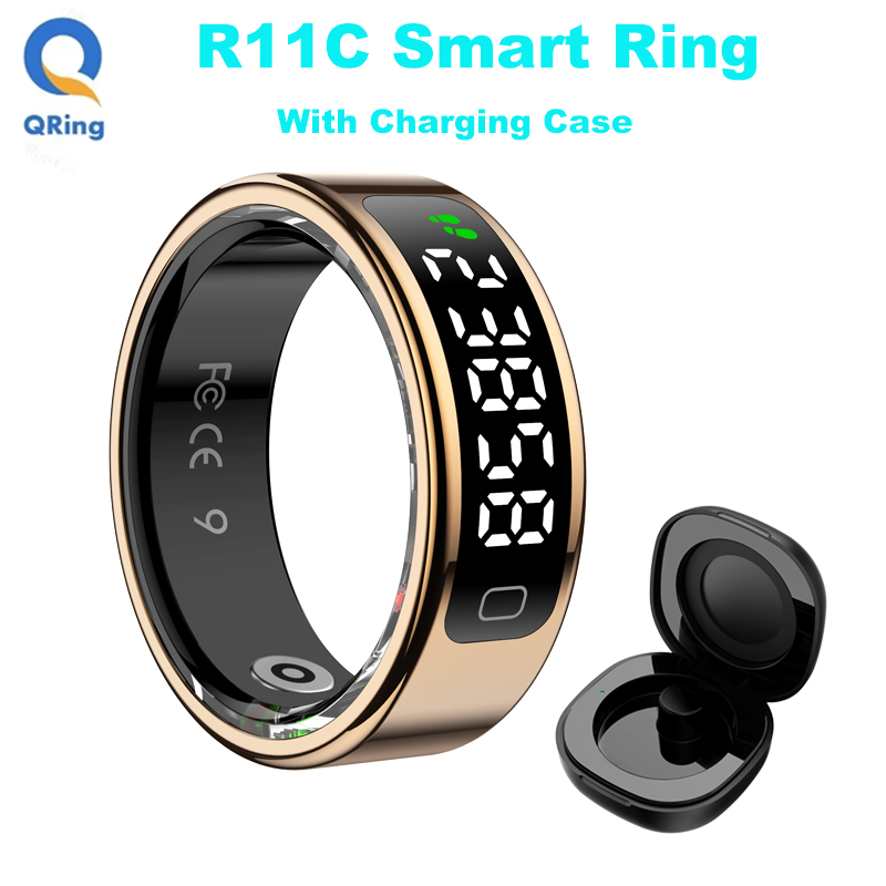 AMZMAX R11C Display Screen Sma - Smart Ring Health Tracker Heart Rate Sleep recension och pris